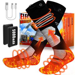 Verosky heated socks with full-foot heat for all-day warmth