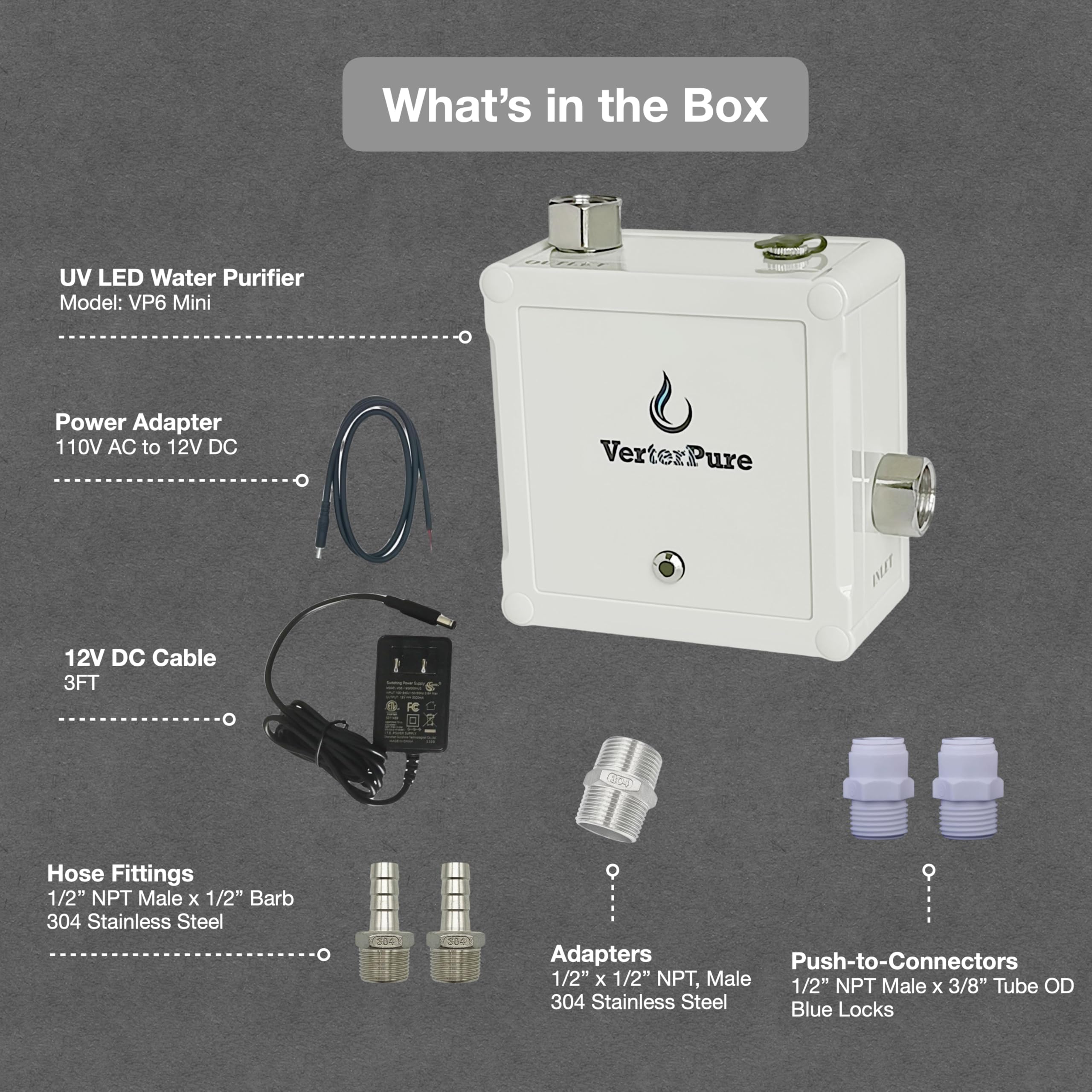VerterPure VP6 Mini durable casing withstands mobile conditions.