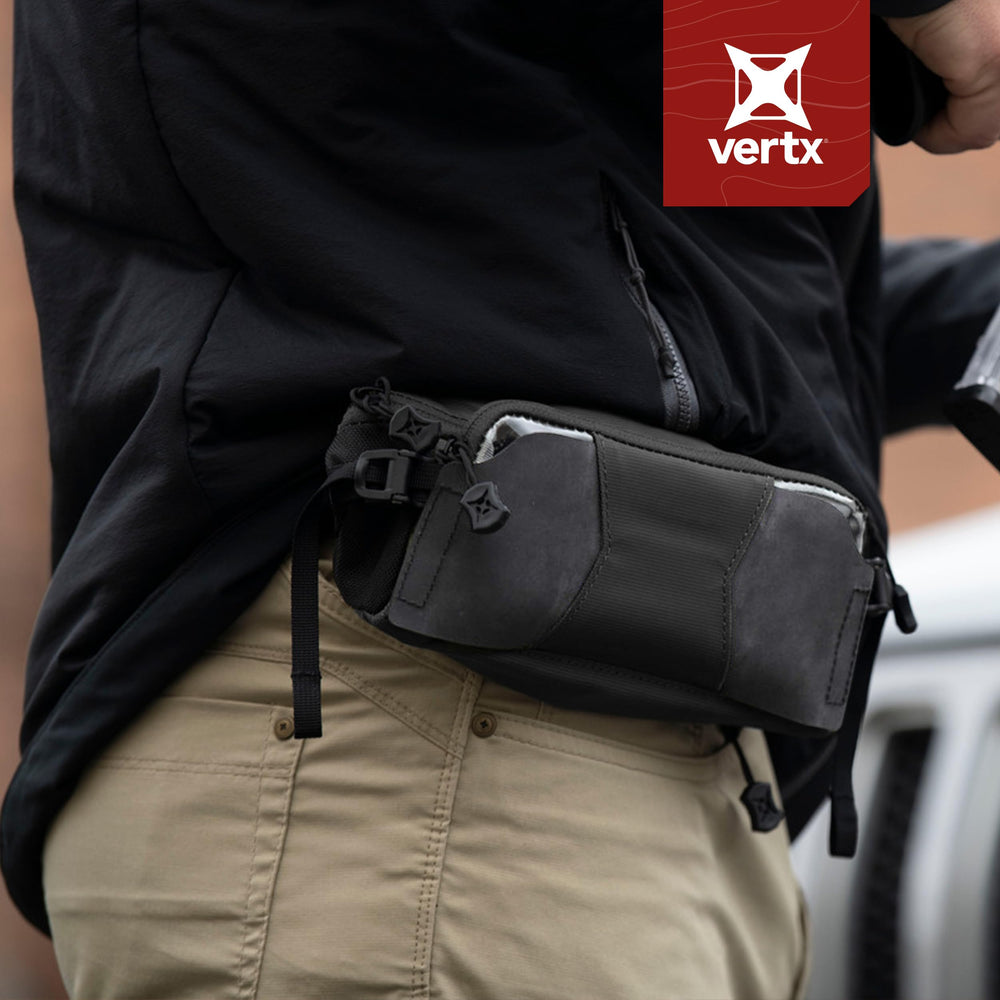 Vertx SOCP Sling camera access flaps available for on-the-move photography
