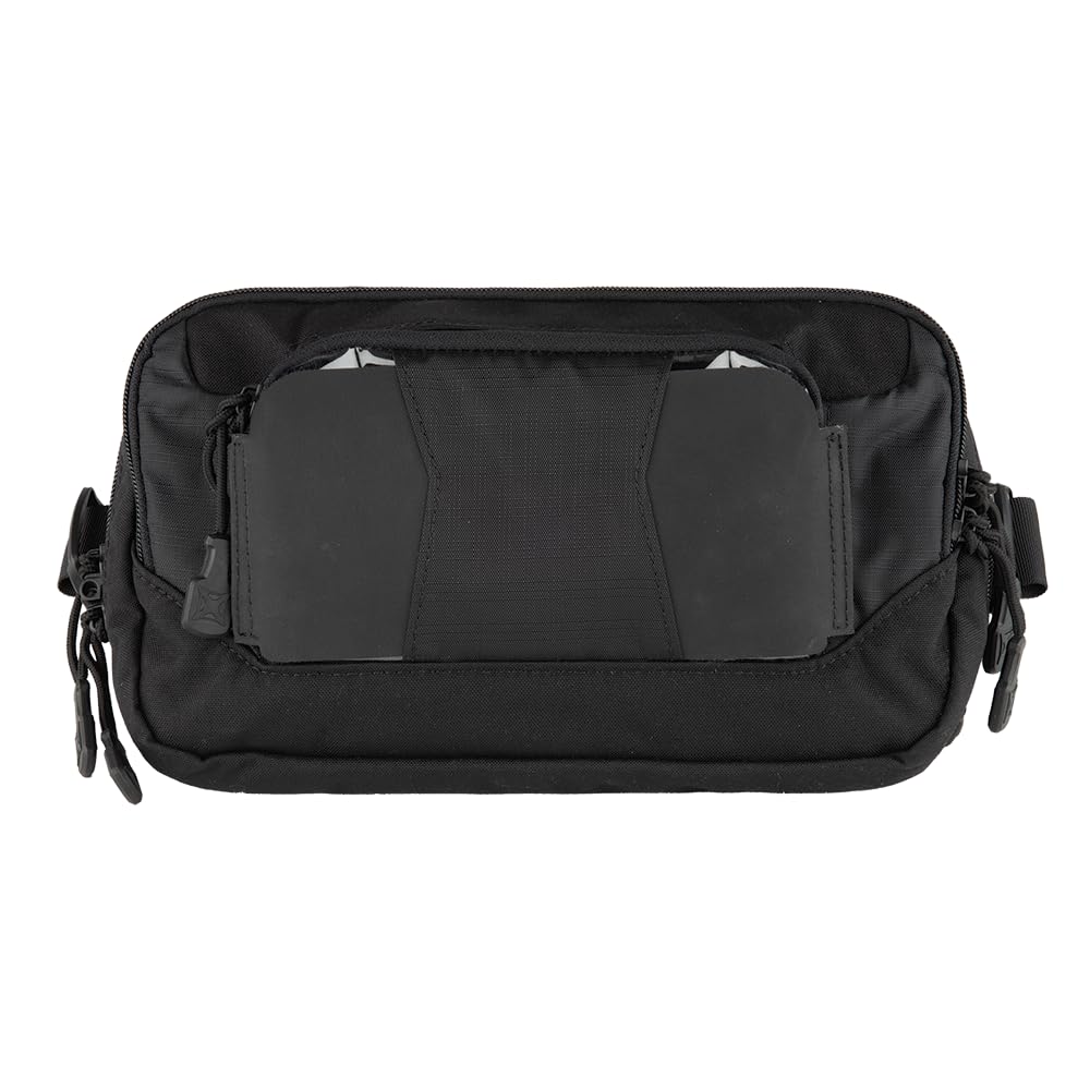 Vertx SOCP Tactical Fanny Pack in true black, closed, ready for daily carry