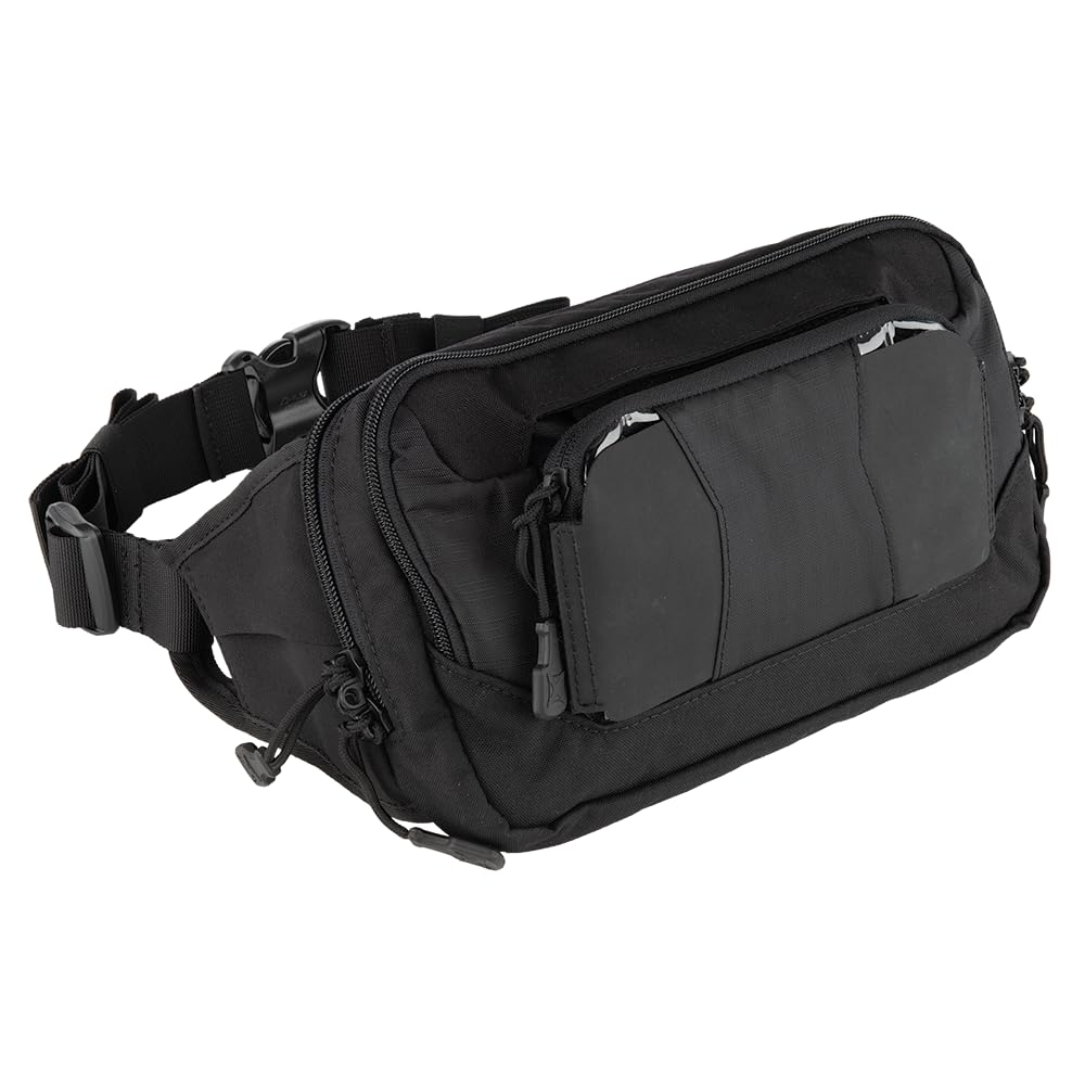 Vertx SOCP Tactical Fanny Pack open compartments showing organized storage