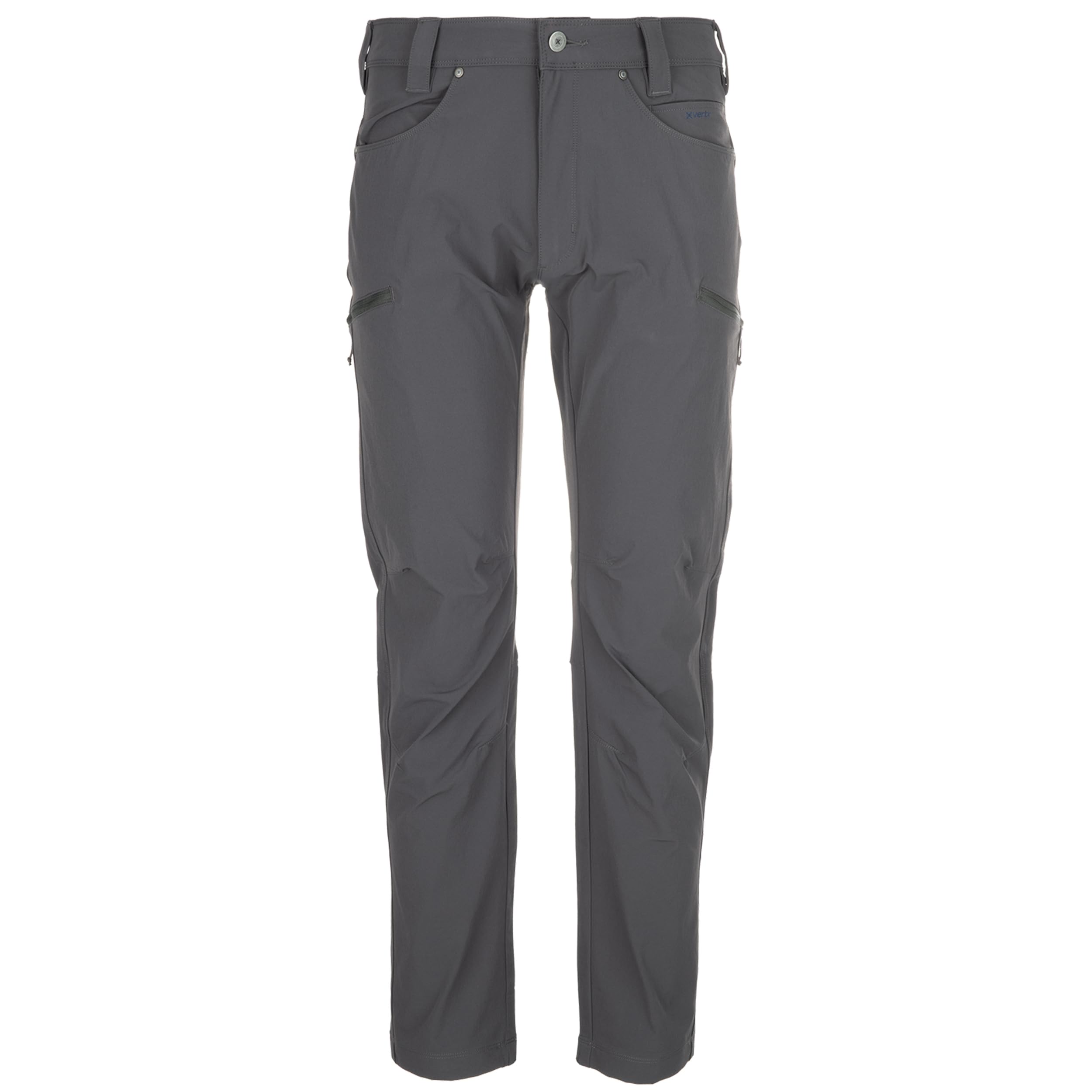 Vertx Trailslacker pants, front view showing athletic fit and durable fabric for rugged hikes