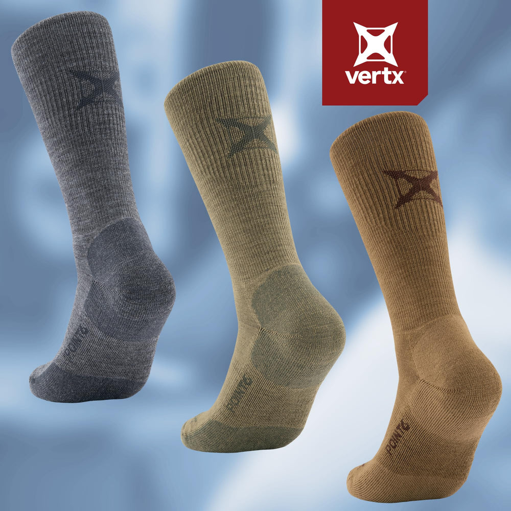 Vertx VaporCore 10in crew socks durability and care for rugged use.