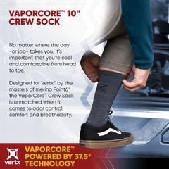 Vertx VaporCore breathable mesh top keeps feet cool