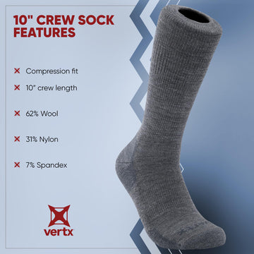 Vertx VaporCore reinforced heel and toe for durability