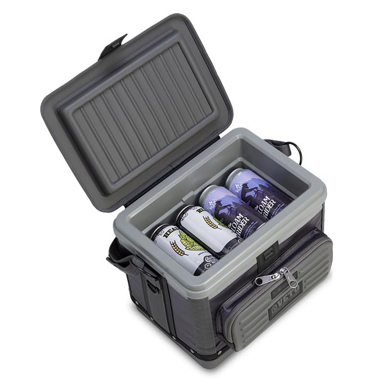 Veto LBC-10 Carbon exterior pocket stores daily essentials.