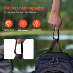 VEVOR 20 keyrings included for organized key management on the go
