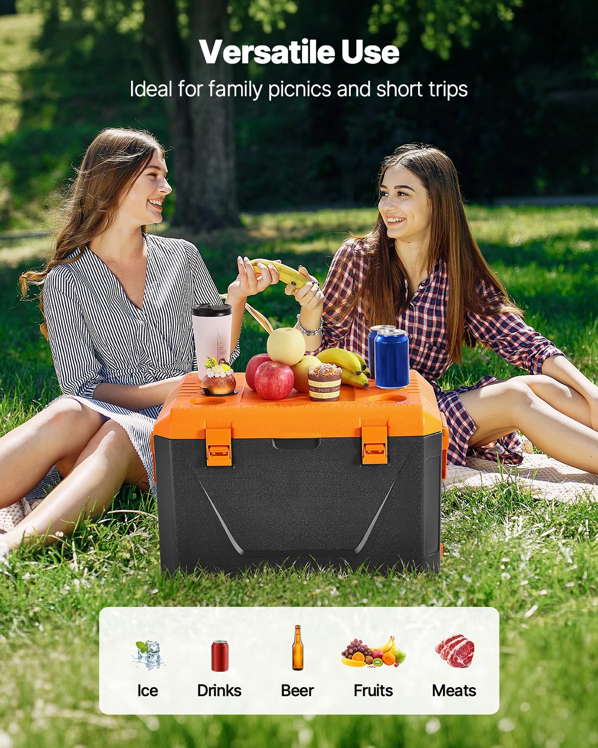 VEVOR cooler dual side handles aid simple lifting