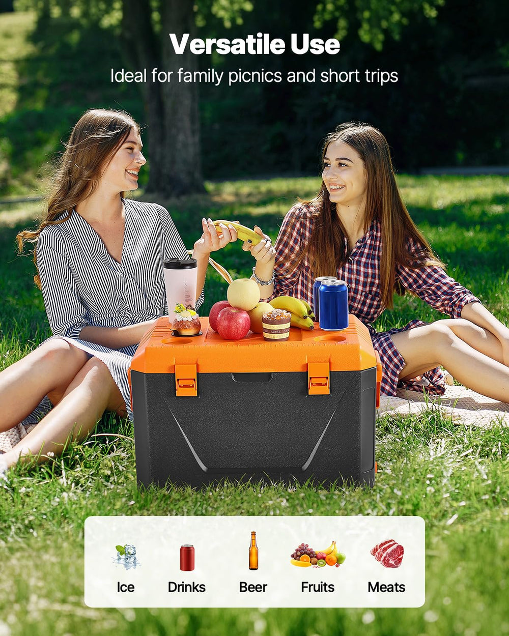 VEVOR cooler dual side handles aid simple lifting