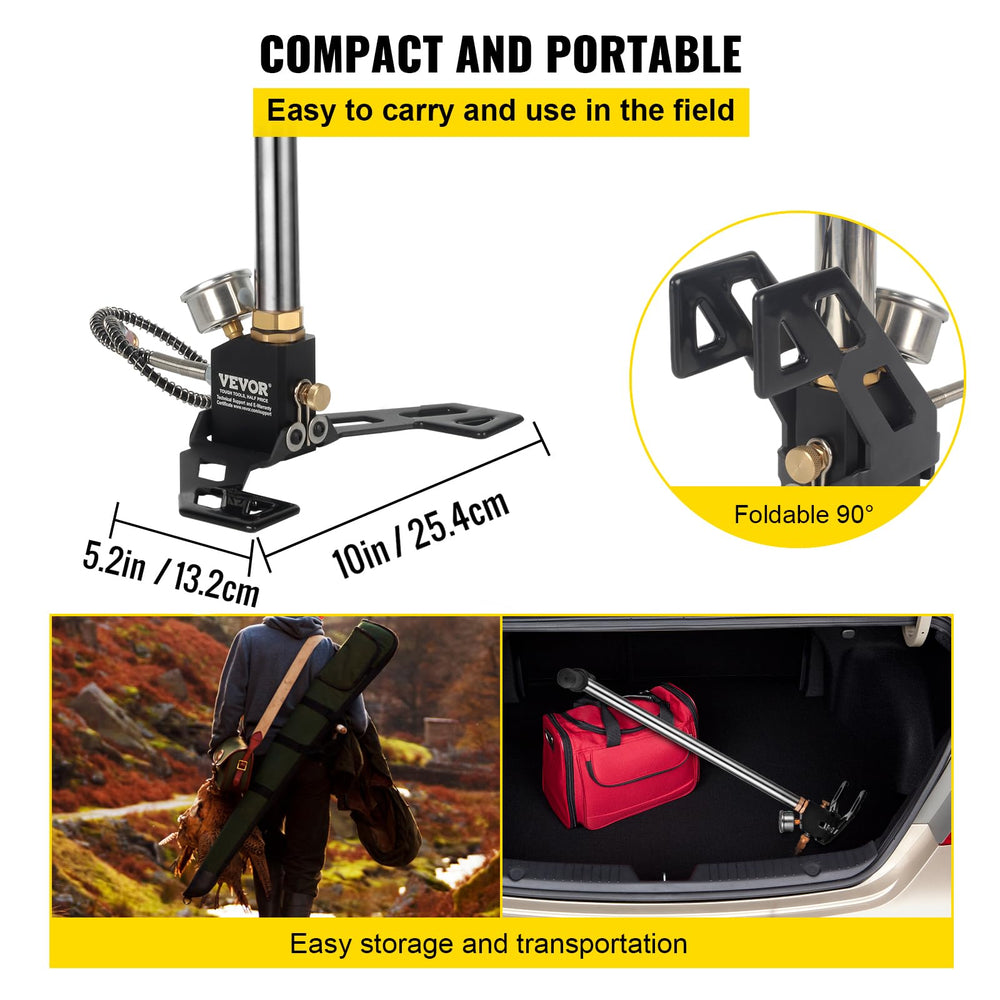 VEVOR airgun pump folding design saves storage space