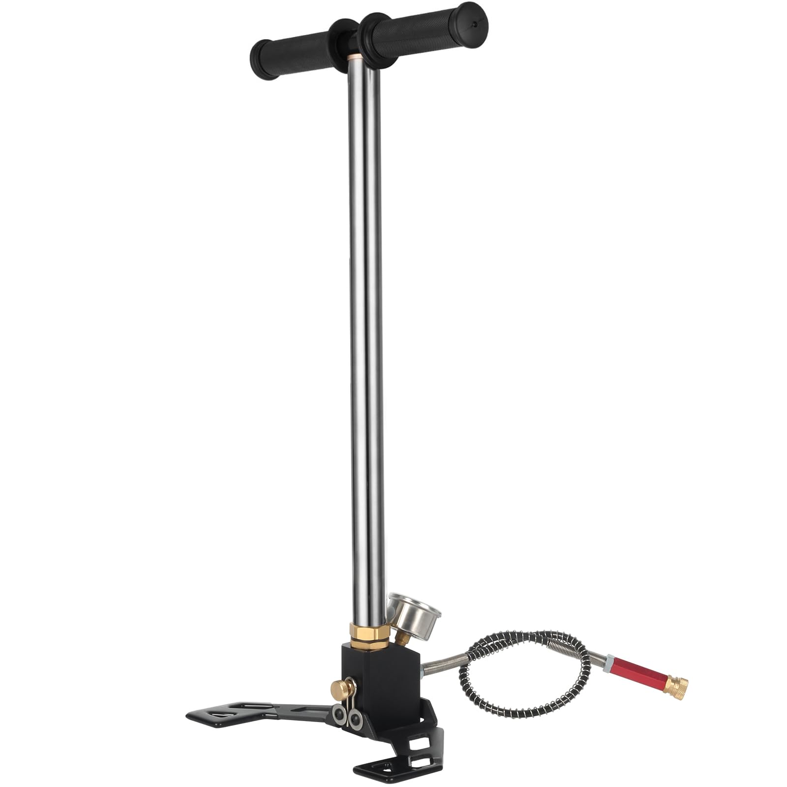 VEVOR airgun pump built-in gauge aids safe, controlled fills