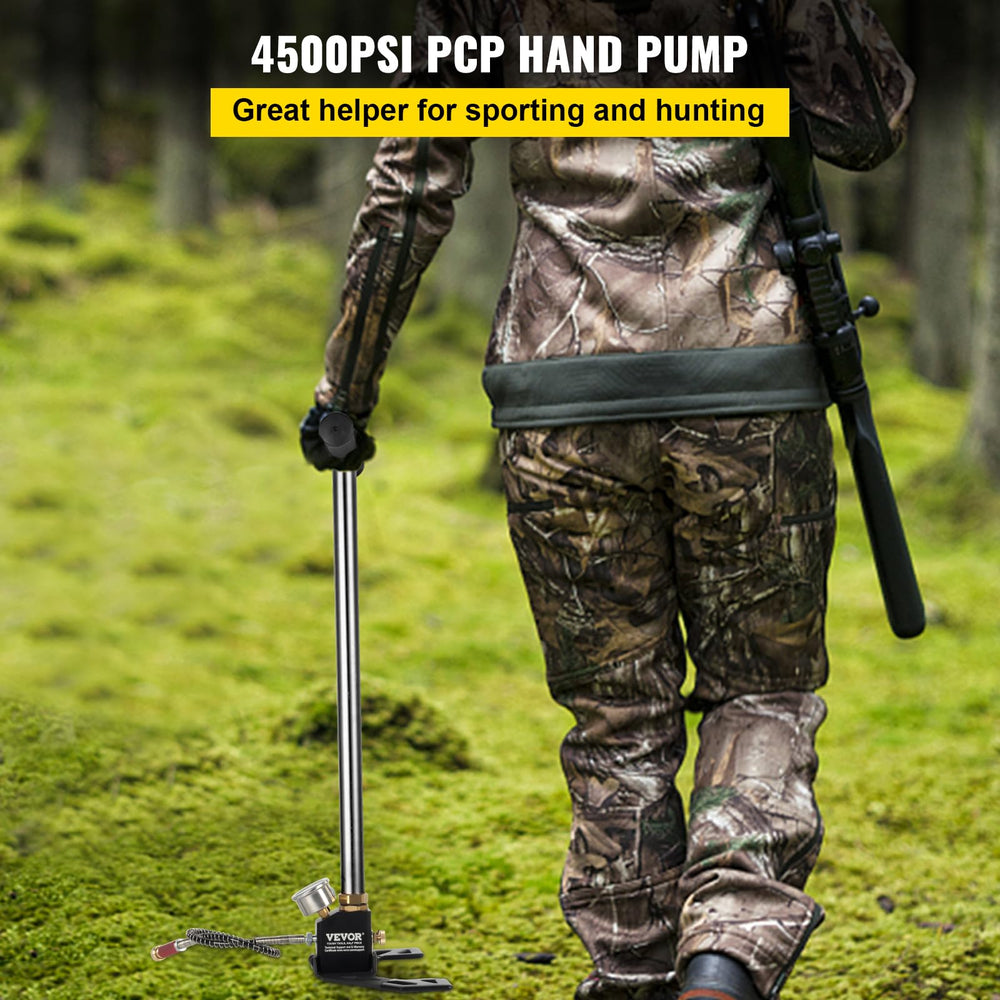 VEVOR airgun pump three-stage operation reduces effort on high-pressure fills