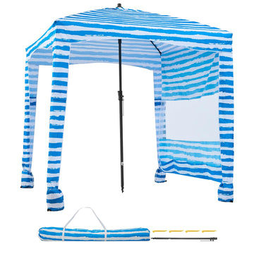 VEVOR beach shelter supports whole family and friends on outings.