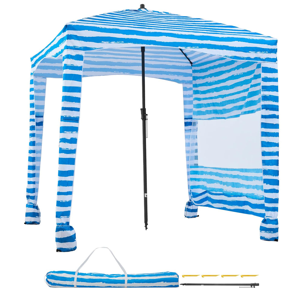 VEVOR beach shelter supports whole family and friends on outings.