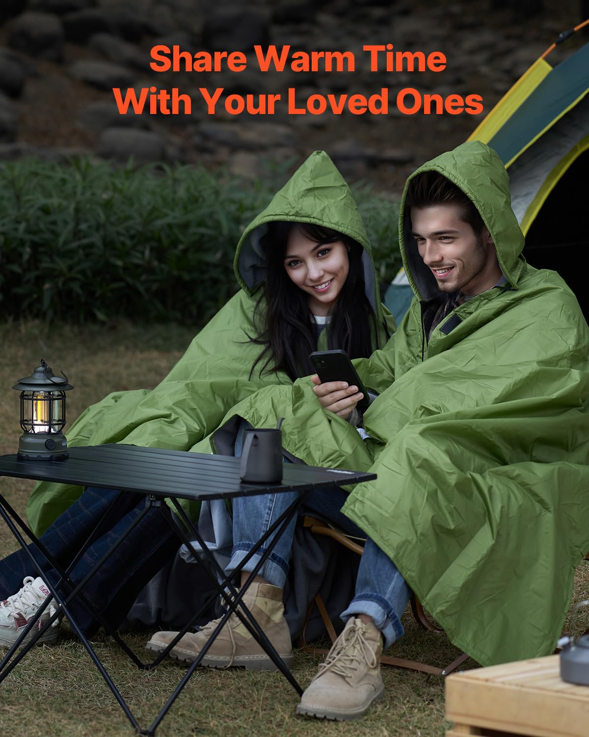 VEVOR beach and picnic blanket ready for damp grass or sand.