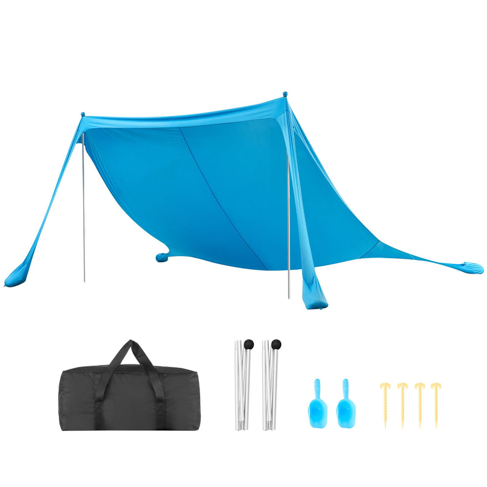 VEVOR Beach Tent family outings shelter for shade and relaxation