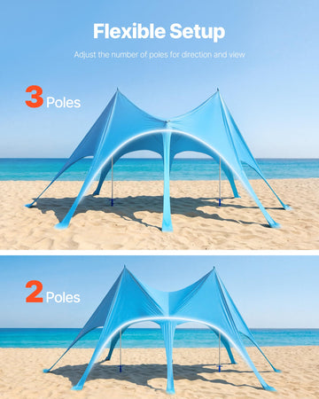 VEVOR Beach Tent compact storage bag for easy transport
