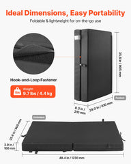 VEVOR crash pad with adjustable straps for secure carry