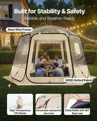 VEVOR bubble tent offers a 540-degree view for immersive nature moments.