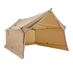 VEVOR camping hot tent 2-person front view for quick backpacking shelter