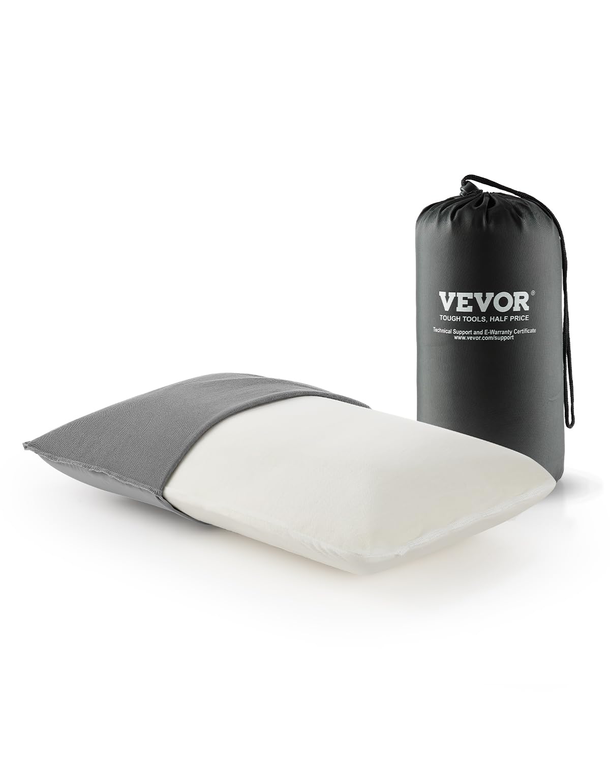 VEVOR camping pillow with dual-sided cover for year-round comfort outdoors