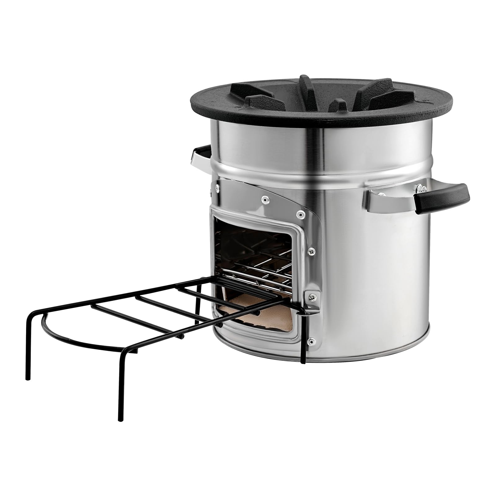 VEVOR camping stove outdoor kitchen setup for camp meals.