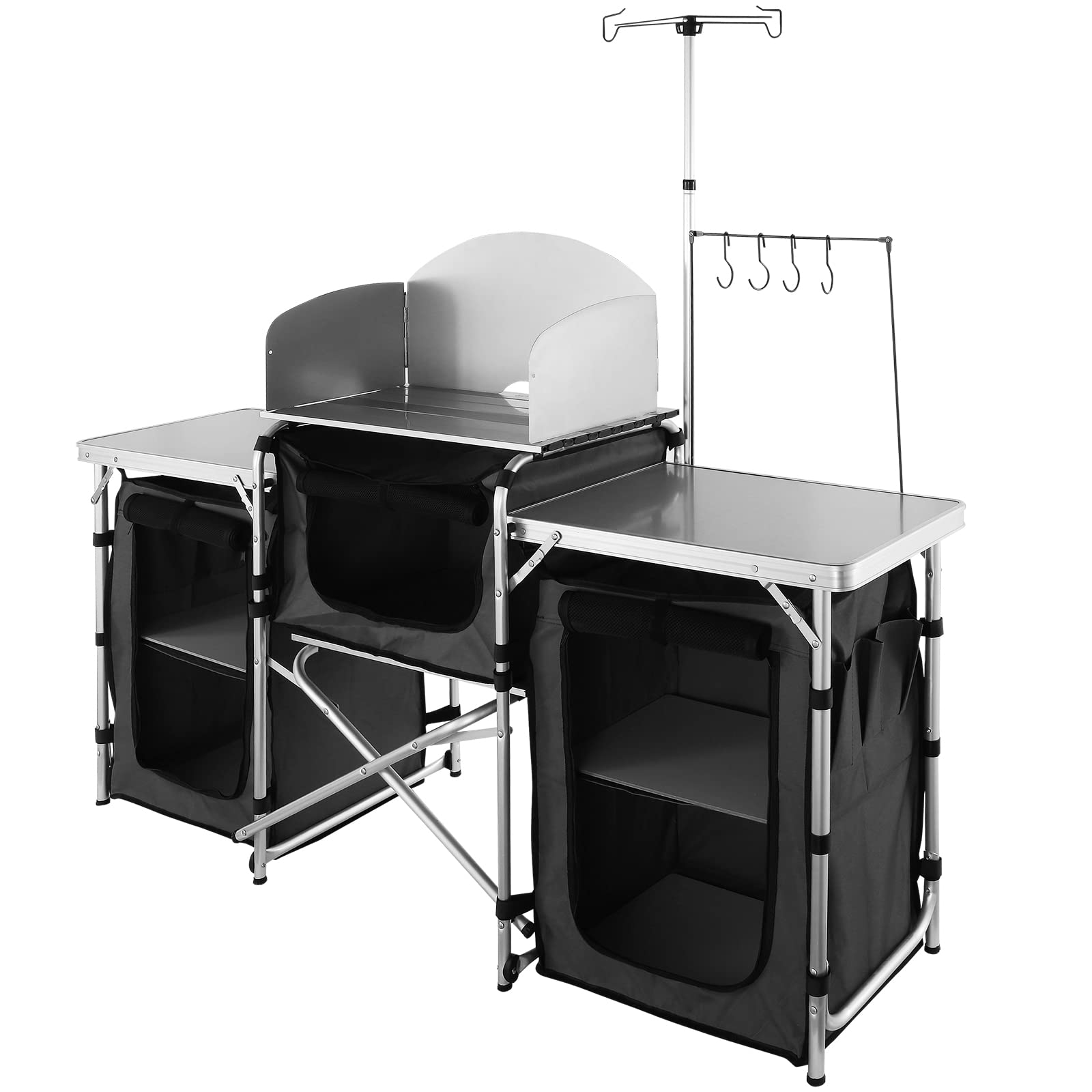 VEVOR camping table reinforced X-shaped frame for stability