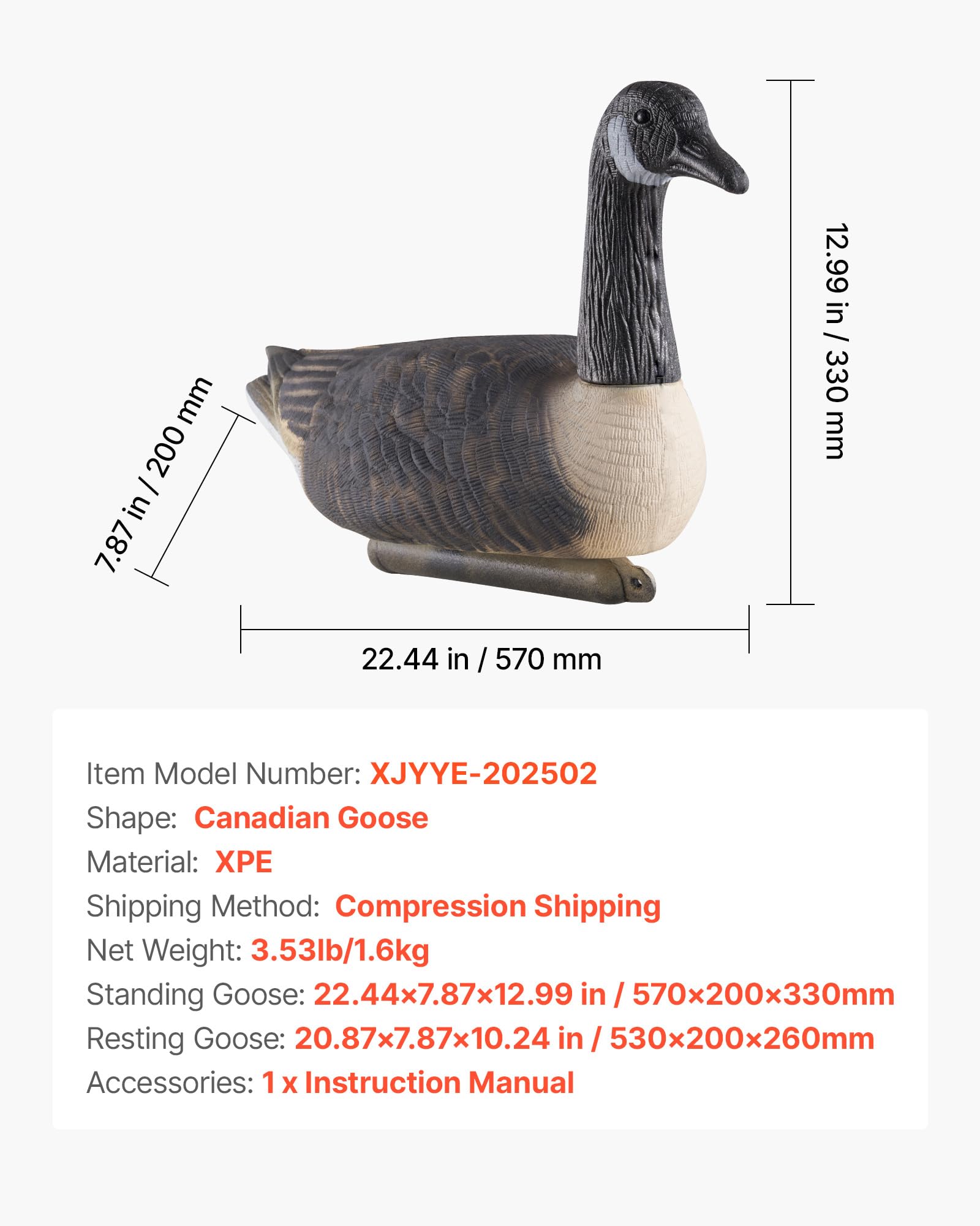 VEVOR decoys on water create believable goose flock ambiance
