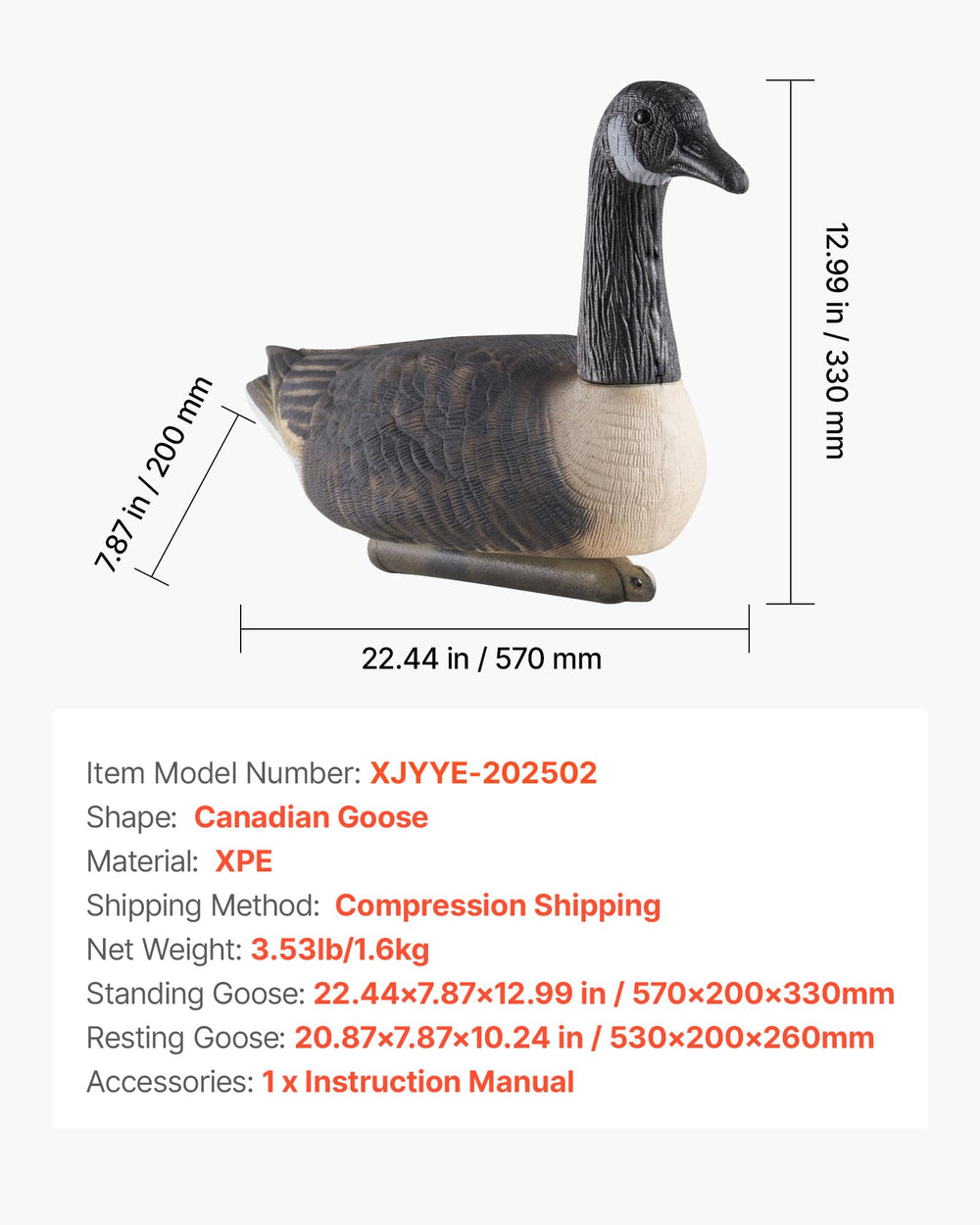 VEVOR decoys on water create believable goose flock ambiance