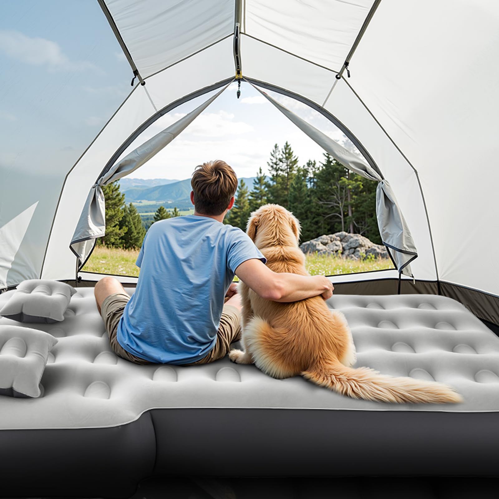 VEVOR car air mattress stability across multiple vehicles supports up to 570 lbs
