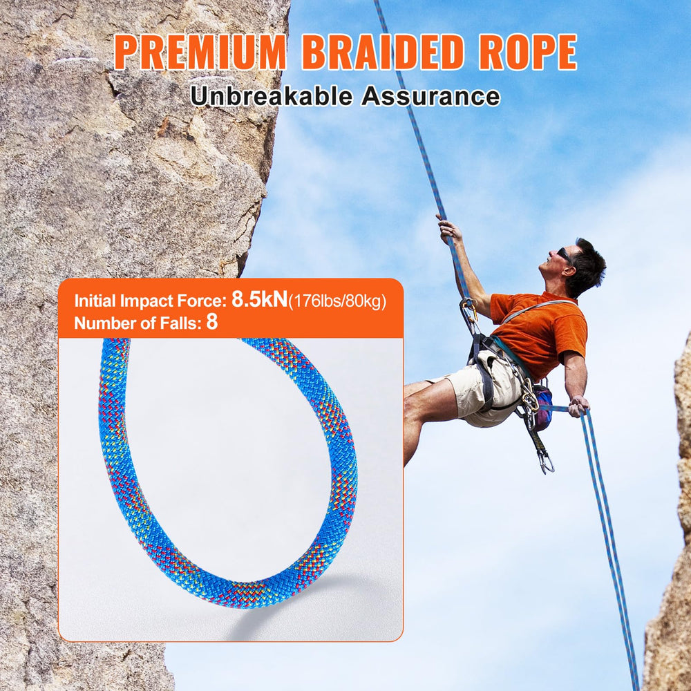VEVOR blue rope braided texture supports durability in harsh weather.