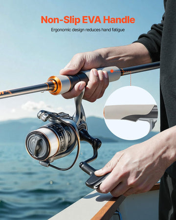 VEVOR ergonomic EVA handle provides a comfortable, non-slip grip.