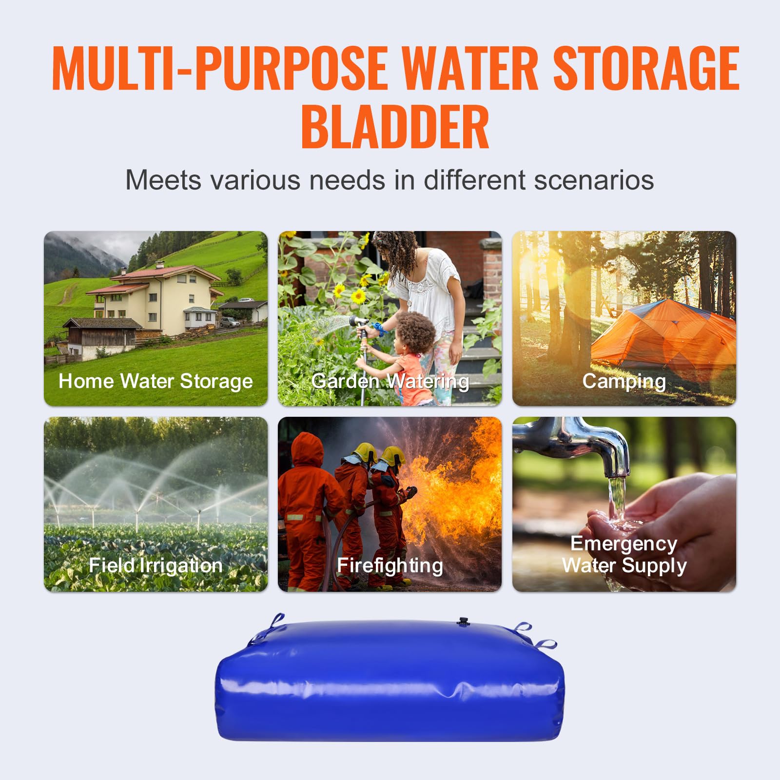 VEVOR fire-resistant container helps safe storage for various liquids.