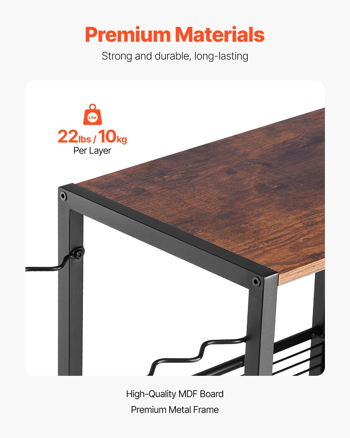 VEVOR durable materials resist cracking and support rod weight