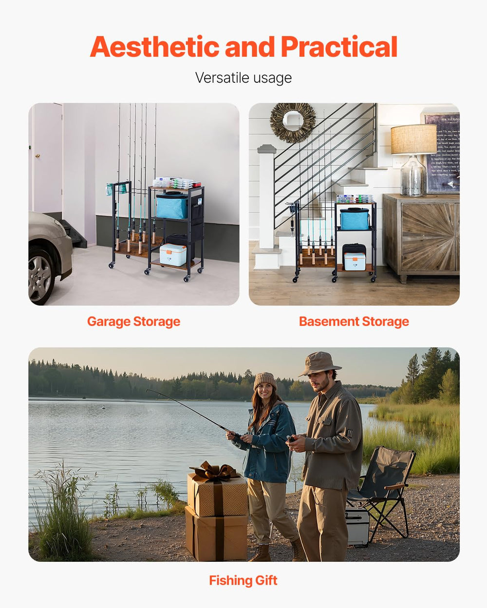VEVOR garage storage fits into any room and blends with decor