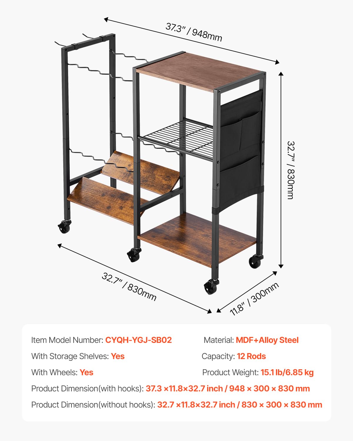 VEVOR neutral design suits garages, workshops, or fishing cabins