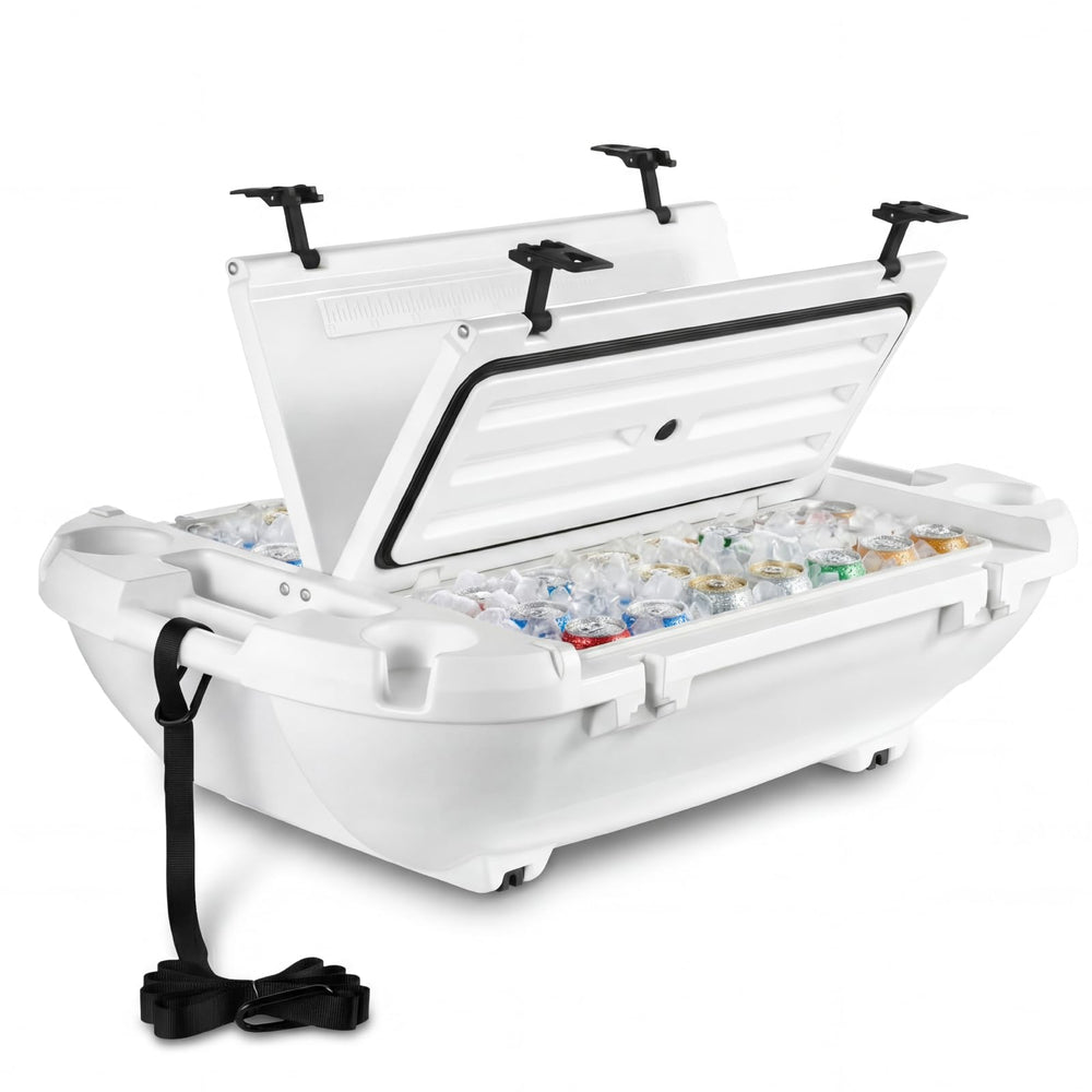 VEVOR floating cooler with hull stability keeps drinks steady on water