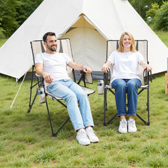 VEVOR chair shows three recline positions for customizable comfort