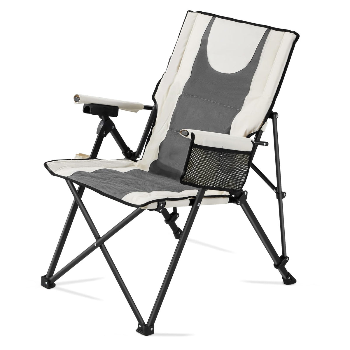 VEVOR folding camping chair with high back supports long outdoor sessions