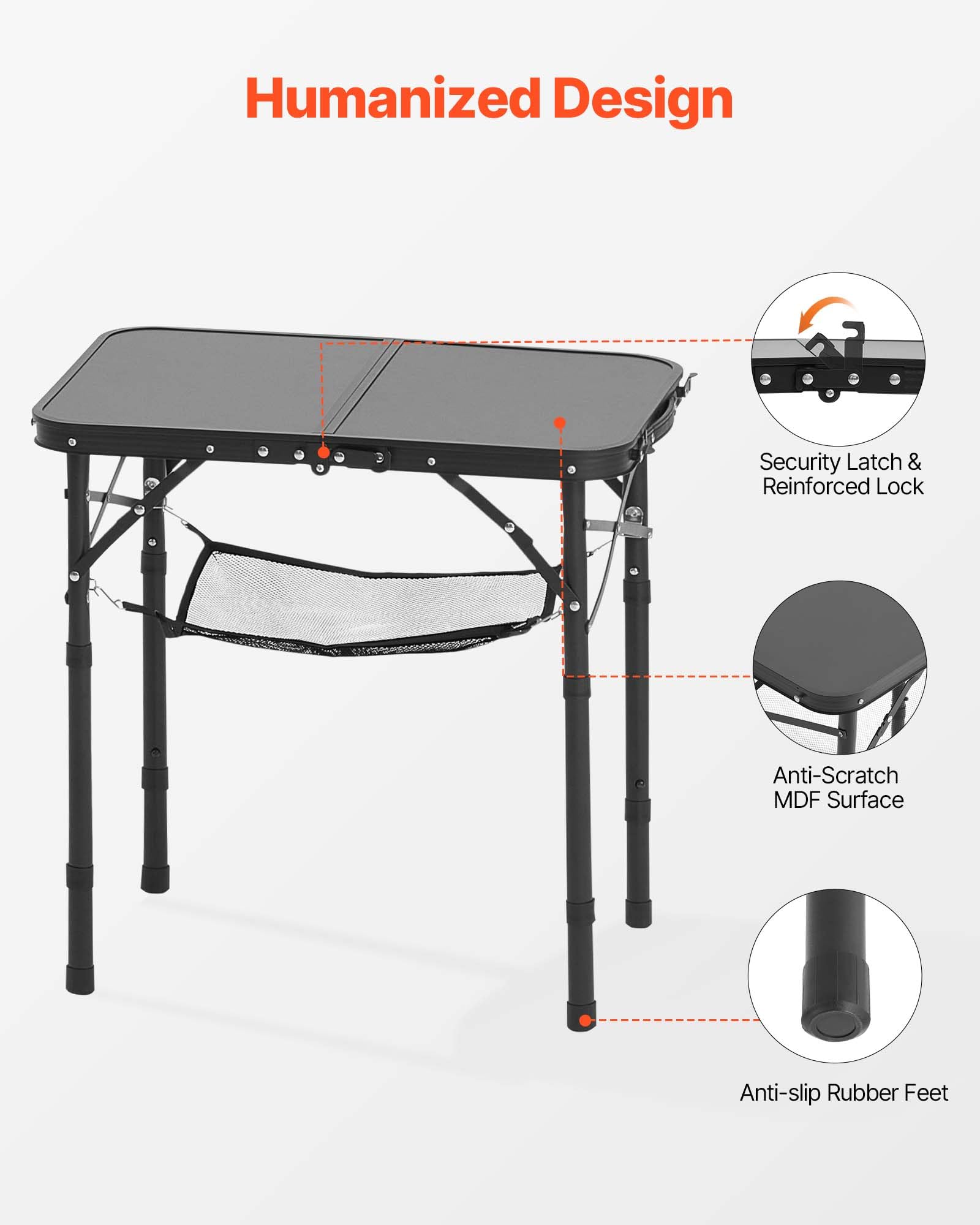 VEVOR dining setup accommodates 2–4 adults for casual meals.