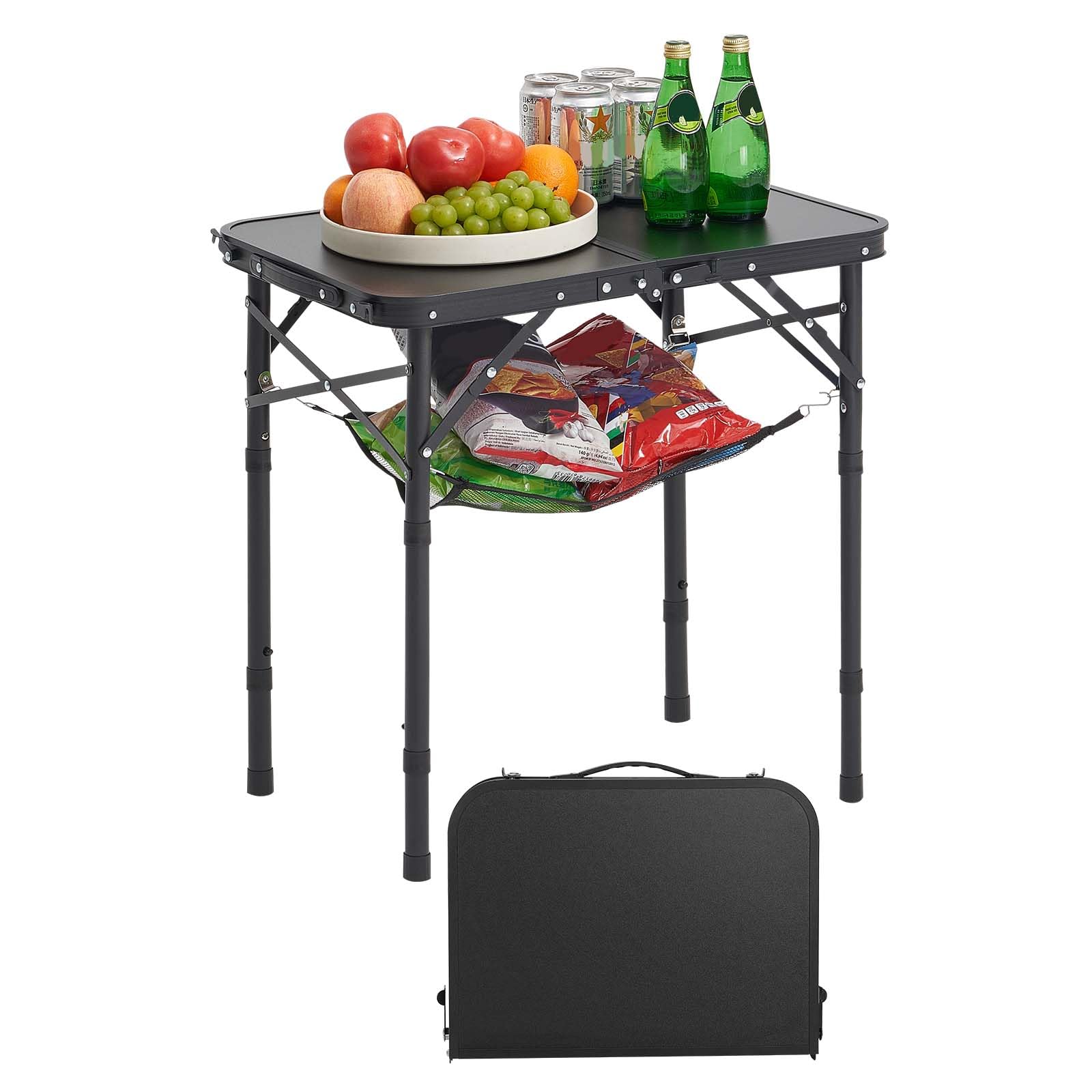 VEVOR folding camping table top surface for easy outdoor meals.