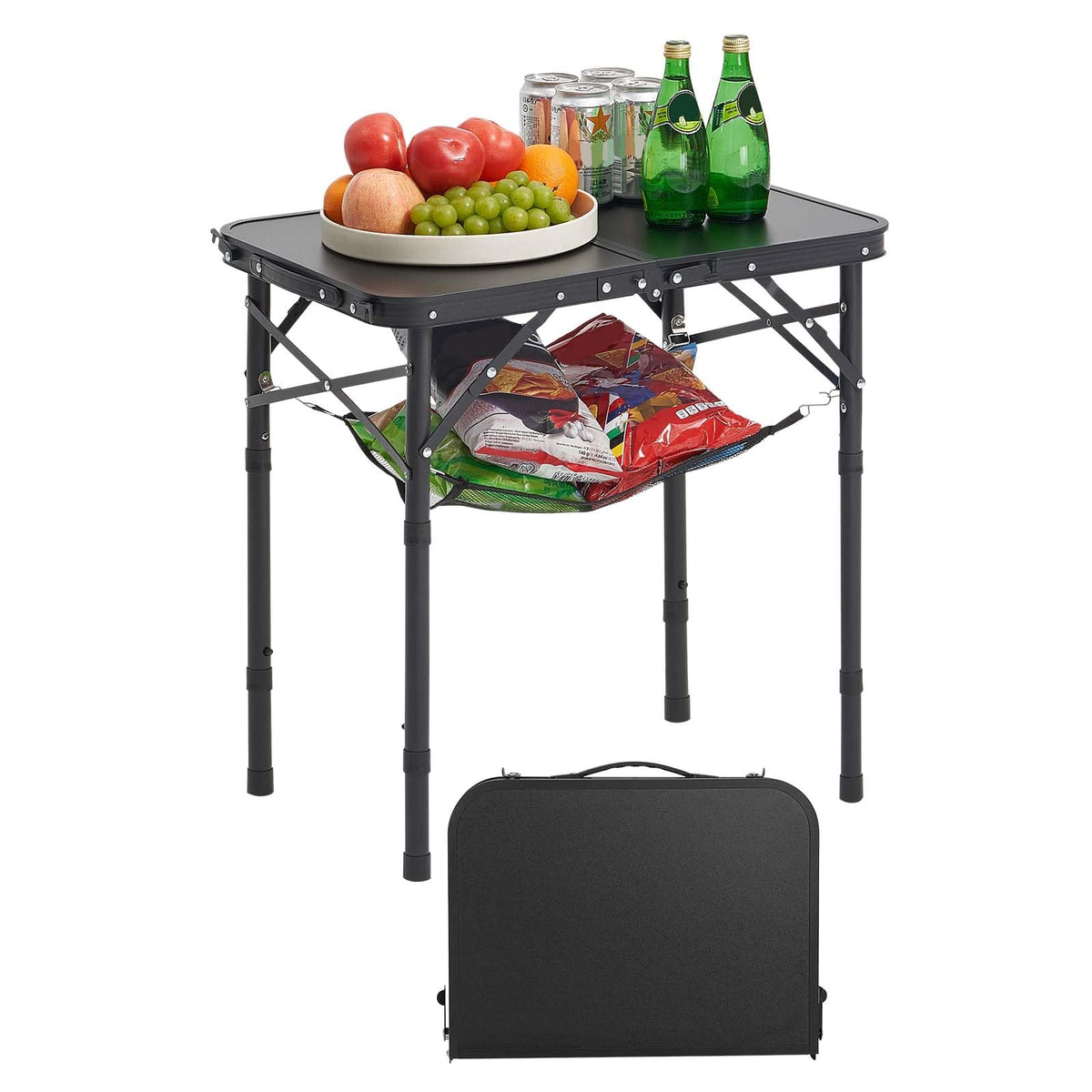 VEVOR folding camping table top surface for easy outdoor meals.