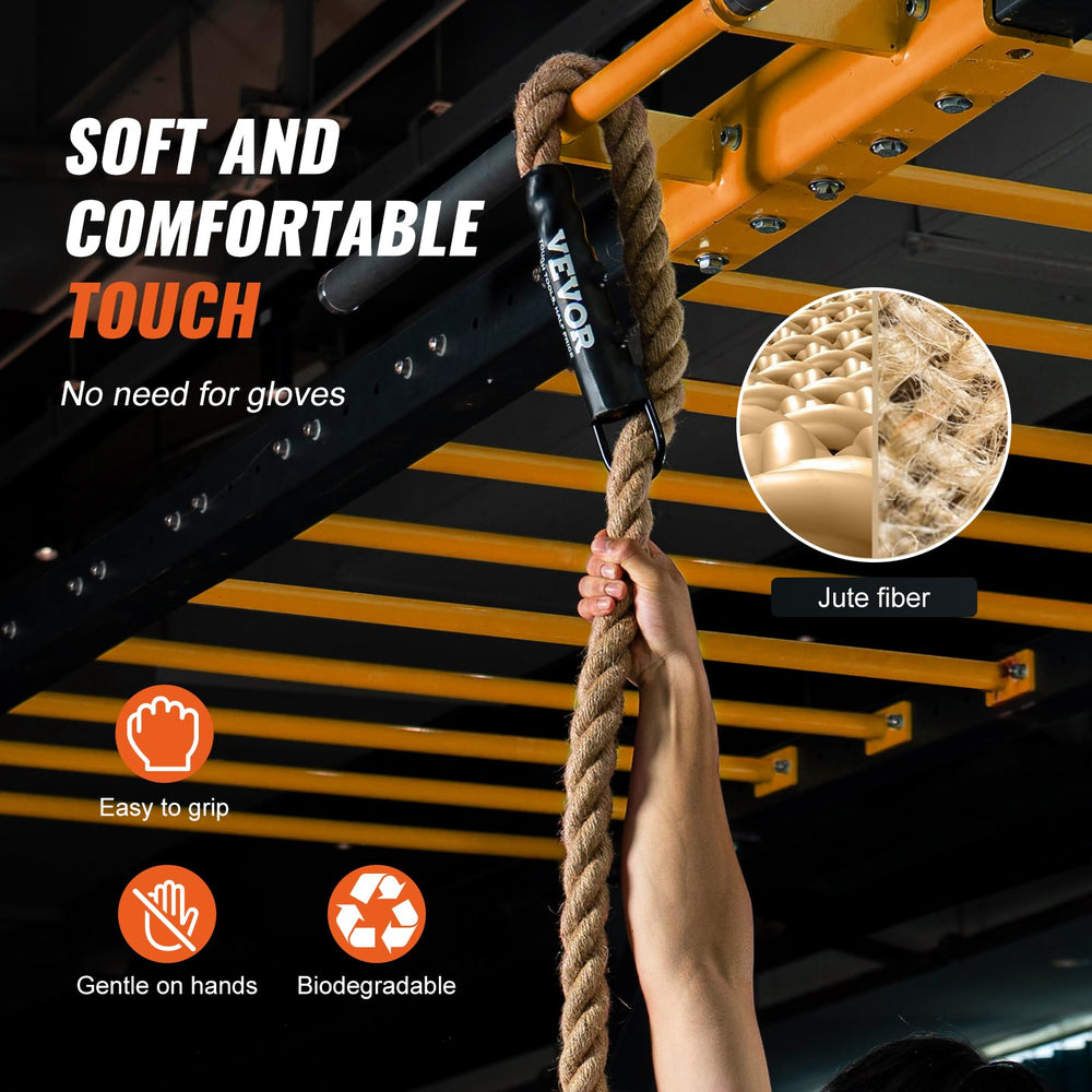 VEVOR rope ends show heat shrink caps for durable end protection