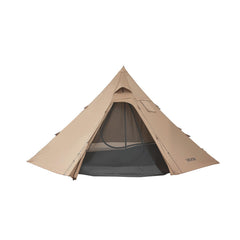 VEVOR hot tent exterior reveals four-person setup for group camping