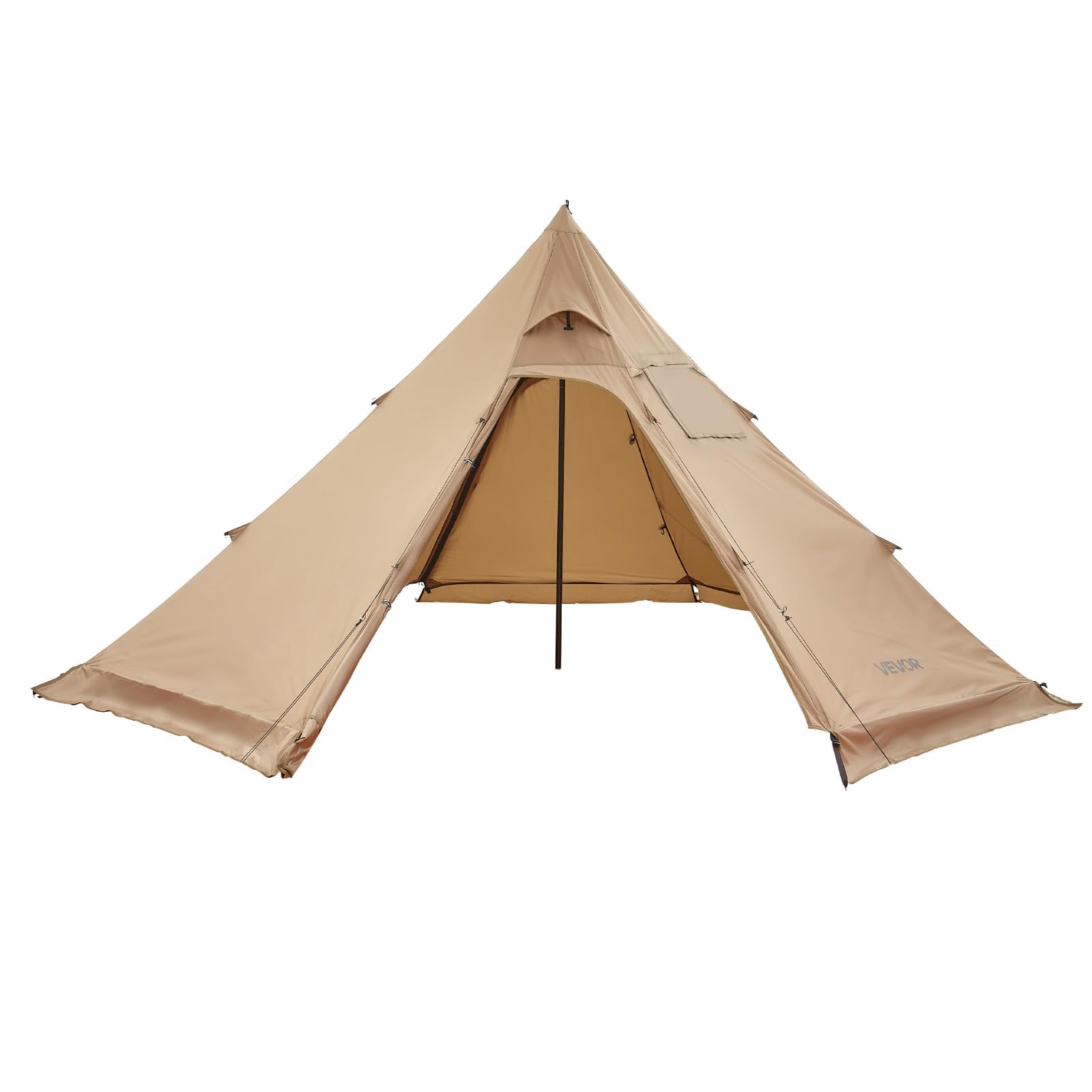 VEVOR hot tent exterior view for four-person camping adventures.