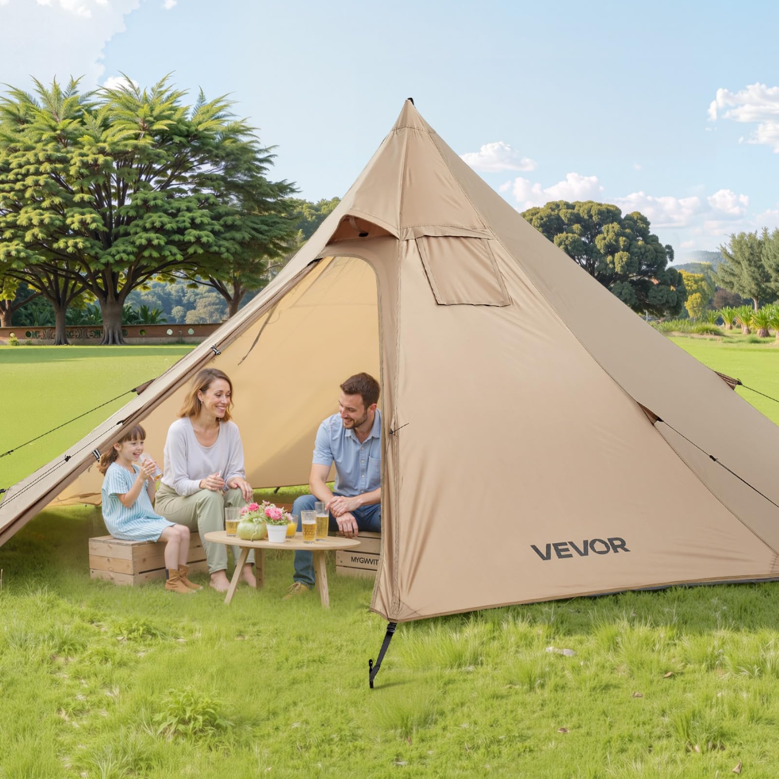 VEVOR hot tent four-season camping solution for all seasons