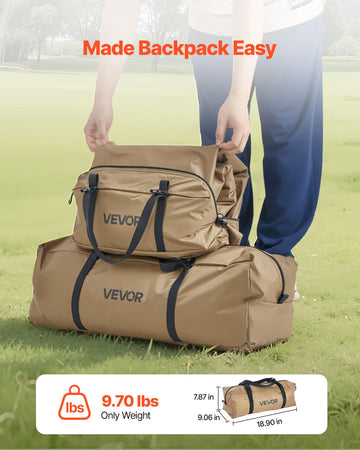 VEVOR hot tent half inner mesh for insect protection and privacy
