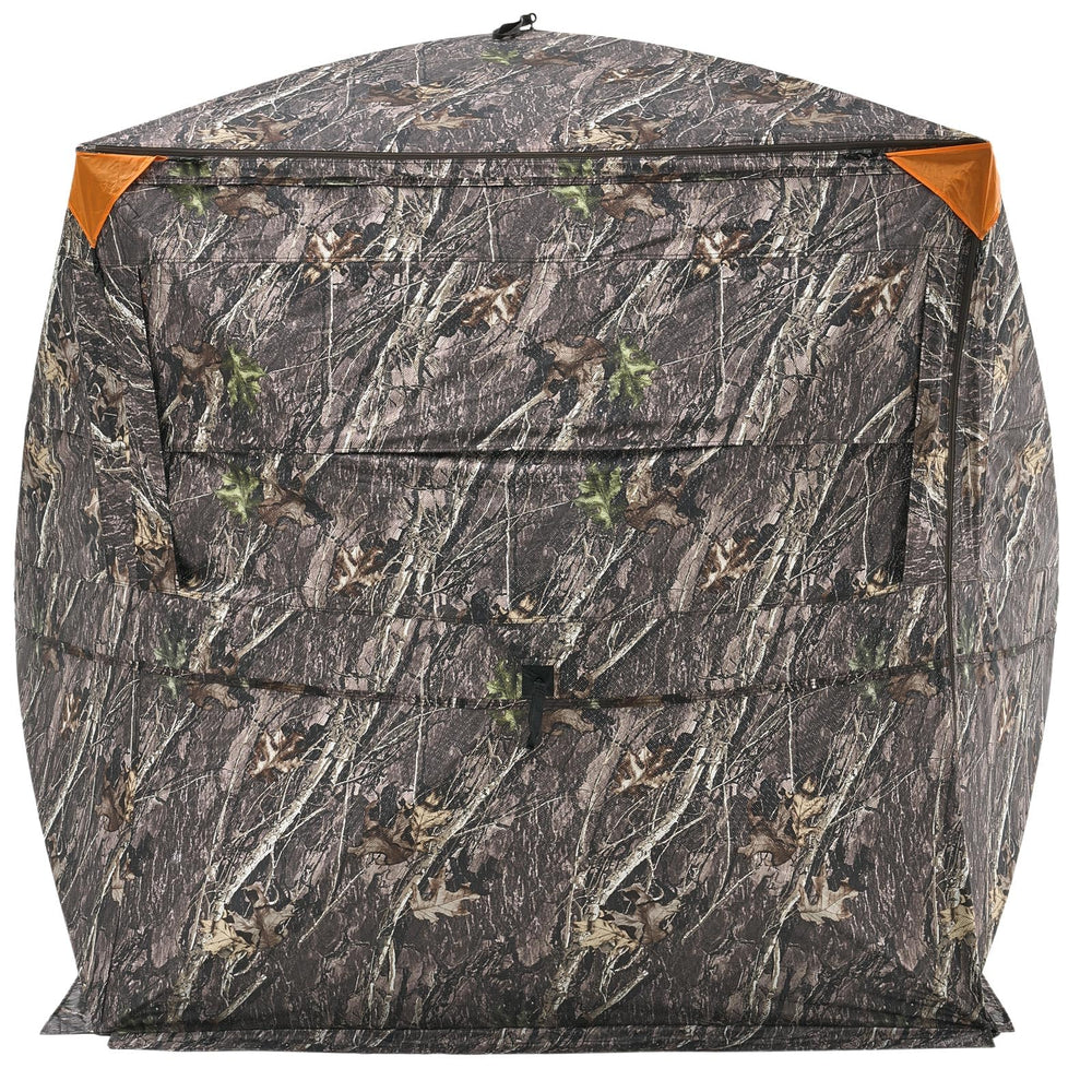 VEVOR hunting blind 150D waterproof fabric protects from rain.