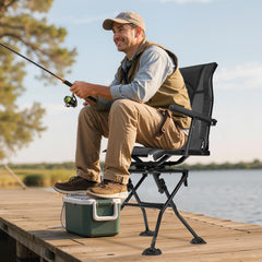 VEVOR hunting chair folded compact profile for easy transport