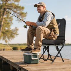 VEVOR hunting chair seat features breathable mesh for all-day outdoor comfort